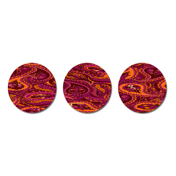 East Urban Home 3 Piece Paisley Indian Wall Décor Set Wayfair